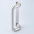 Aluspec Cranked Entrance Pull Handle c/w Push Plate SSS